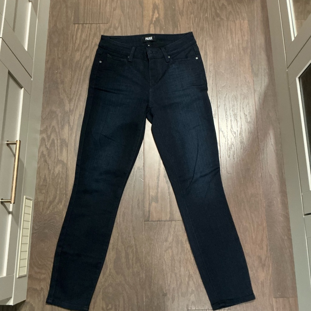 Paige Women's Dark Blue Jeans